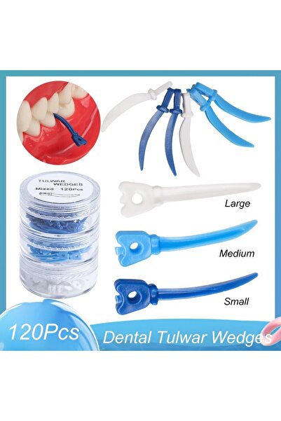 Choice3 120 قطعة متنوعة من أسافين الأسنان (تولوار) للاستخدام مرة واحدة، مقاسا...
