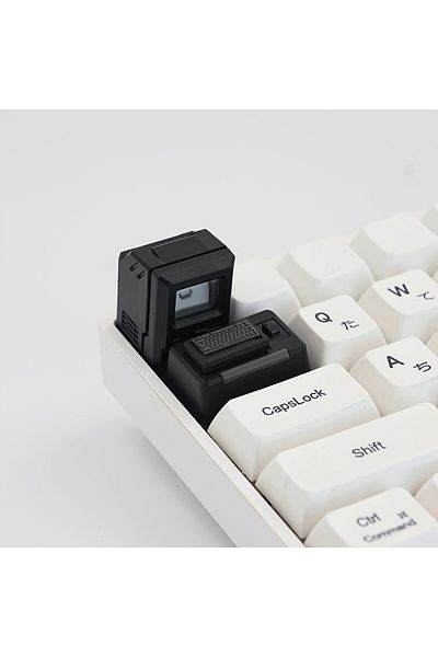 Choice Black ESC TEB 2PC Nostalgic Mini Macintosh Keycap Classic Retro MAC Hat FC Cute Style ABS PC Creati