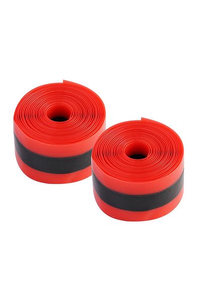 Choice A 2pcs MTB Bicycle Inner Tube Anti Puncture Lining Belt Red Color Bike Tire Protector Proof 700C Ro.