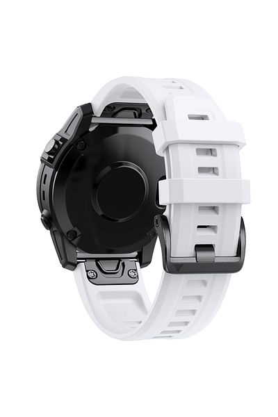Choice Quick Fit 26mm White2 22mm 26mm Silicone Strap For Garmin Fenix 7x 7 Pro Solar/6x 6 Sapphire 5 5x Pl