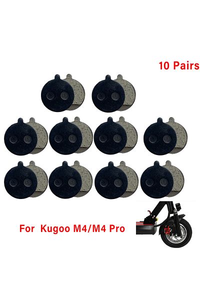 Choice 10pair resin 10 Pairs Cycling Organic Resin Disc Brake Pads for KUGOO M4 PRO Electric Scooter Bike B