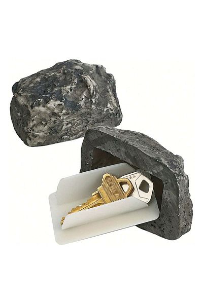 Choice Key box 1PCS Stone Key Box Simulation Stone Outdoor Courtyard Hidden Door Key Box Small Stone Resin