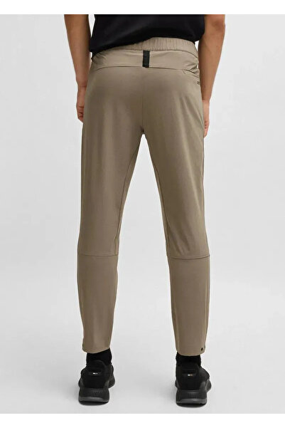 BOSS Erkek Dokuma Kumaş Normal Bel Düz Model Yeşil Pantolon 50529668-334