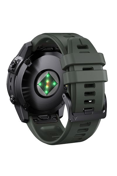 Choice Quick Fit 22mm army green3 22mm 26mm Silicone Strap For Garmin Fenix 7X 7 Pro Solar/6X 6 Sapphire 5