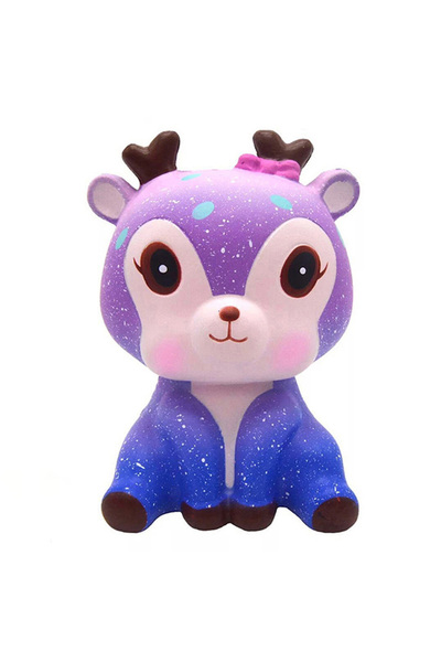 Choice غزال جامبو كاواي ملون على شكل غزال مجرة إسفنجي بطيء الارتفاع ألعاب الض...