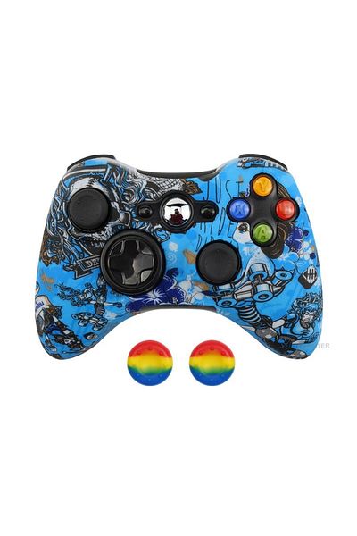 TECTINTER Combat Soft Silicone Case Cover For Xbox 360 Gamepad Rubber Shell Skin For Xbox 360 Controller Joyst