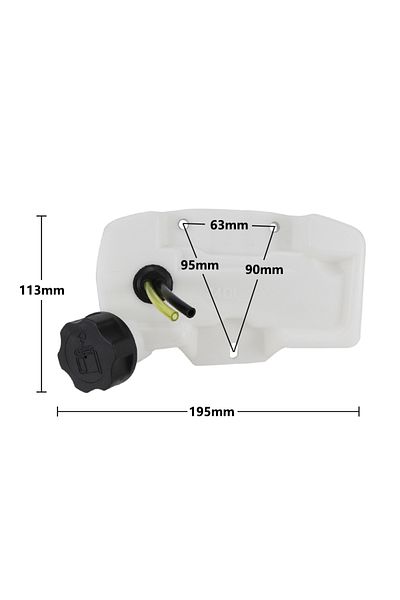 Choice Xcan 1pc Brush Cutter Trimmer Fuel Tank Fit For 1e34f Lawn Mower Oil Tank Assy For Chainsaw Spare...