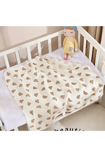 Choice bear 80x80cm Baby Receive Blanket for Newborn Cotton Muslin Swaddle Bl...