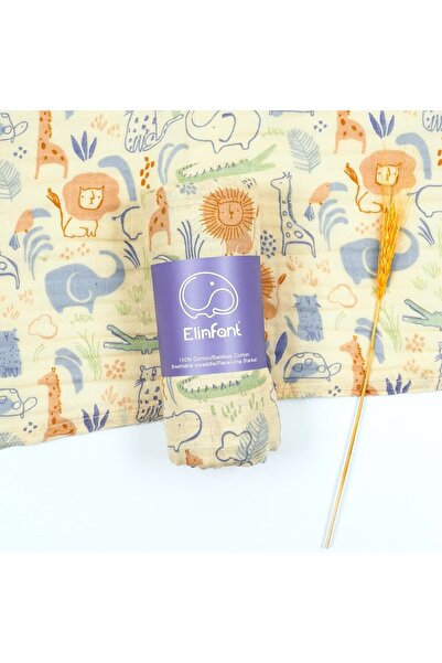 Choice S154 100% قطن 120*110 سم 2 طبقات منشفة حمام للأطفال حديثي الولادة لفاف...