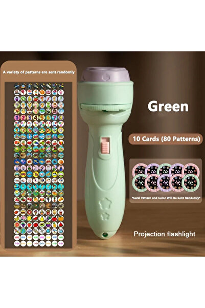 Choice لعبة تطوير ألغاز التعليم المبكر بمصباح ضوئي أخضر، 80 نمطًا، جهاز عرض ك...
