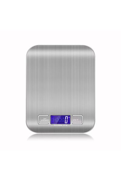 Choice 10kg 1G 5kg/10kg 1g Portable Kitchen Scale Coffee Electronic Scale Stainless Steel Surface LCD Backl