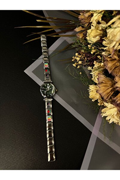 Mutenaura ساعة سحر إيطالية من الفولاذ (مع 6 سحر)