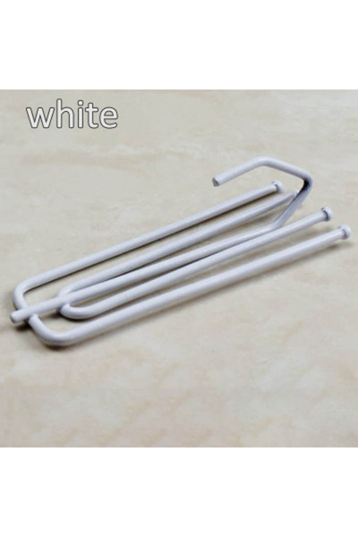 Choice XS2020152-WHITE 15 قطعة معدنية بأربعة شوكات وشريط ستارة وخطاف وحلقة قم...