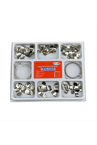 choice2 رقم 1398 PIORPOY 100 قطعة/صندوق مصفوفة أسنان مقطعية مصفوفات معدنية مح...