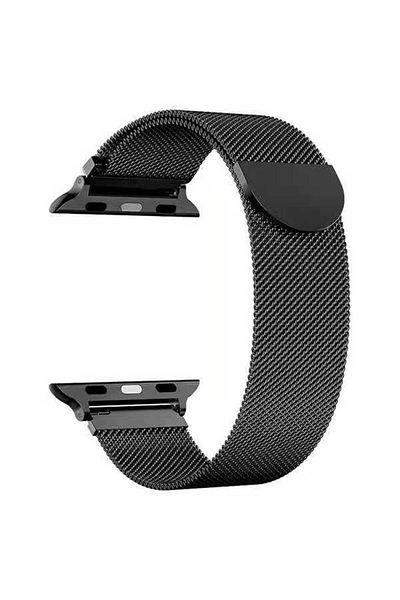 Choice 42mm 44mm 45mm 49mm Black Milanese Loop For Apple Watch Band 44mm 40mm 45mm 41mm 38mm 42mm Strap 49m