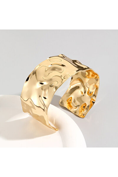 Choice S75 1PC Wide Thread Cuff Open Alloy Bracelet Punk Women's Adjustable Wrist Accessories Jewelry Suita