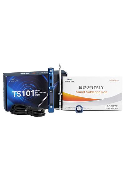 Choice TS101 (BC2) Blue Original TS101 Soldering Iron Portable Adjustable Temperature Digital Solder Statio