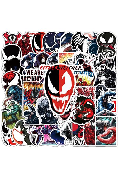 Choice 10PCS 10/30/50PCS Comics Movie Carnage Venom Villain Graffiti Stickers Laptop Luggage Phone Skateboa