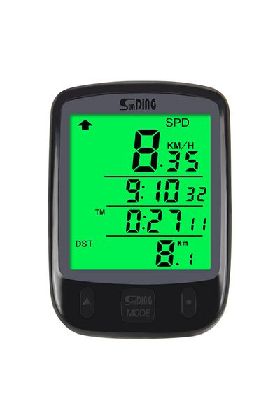 Choice Black Cycling Computer Waterproof Bicycle Odometer Digital LCD Display Wired Cycling Computer Speed