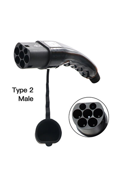 Choice5 Type 2 32A 3P Male 3.6KW 7.2 11 22KW Male Type 2 EVSE Female EV Charg...