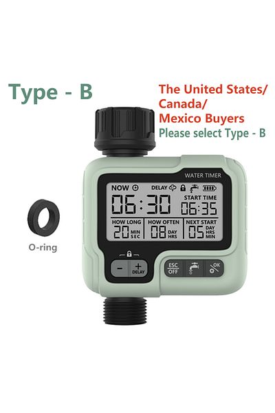 Choice Type - B Eshico HCT-322 Automatic Water Timer Garden Digital Irrigation Machine Intelligent Sprinkle
