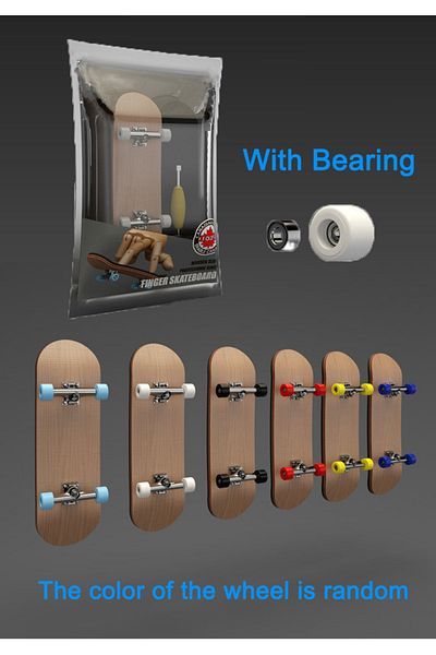 Choice With bearings Adult Mini Handskateboard Professional Wooden Finger Skateboard Skate Board Kit Fidget
