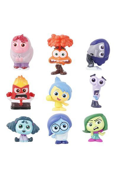 Choice No Box 9pcs Inside Out 9pcs/set Inside Out Intensa Mente Vice Versa Joy Sadness Anger Disgust Fear A