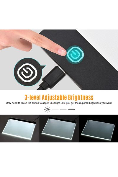 Aibecy A3f A3 Led Light Pad For Diamond Painting Translucent Drawing Board Usb Powered Digital Graphics Tab