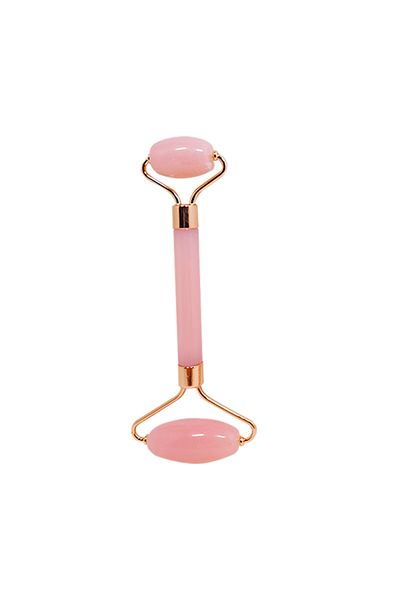 YOSYO Pink roller Facial Massager Double Head Roller Beauty Stick Heart Shaped Scraping Tablets Pink for F