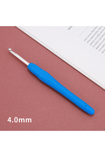Choice 4.0mm random color 2/2.5/3/3.5/4/4.5/5/5.5/6/6.5/7/8/9/10mm DIY Crochet Hooks Plastic Handle Knittin