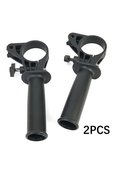 Vibra Tite 2pcs 1PC Electric Drill Hammer Handle Fittings Inner Ring 40-43mm W/ Ruler Plastic Metal Universal F