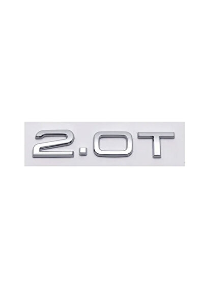 Choice4 2.0T Chrome 3D ABS 1.8T 2.0T 3.0T Logo Letters Car Rear Trunk Badge E...