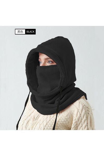Choice Black Outdoor Motorcycle Cycling Ski Hooded Hat Neck Scarf Mask Beanie Cap Winter Warm Windproof The