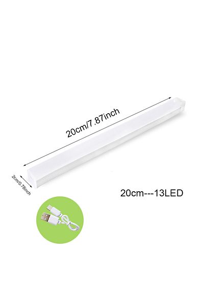 IWP 20cm-13LED Warm White Motion Sensor Light Wireless LED Night Light USB Rechargeable Night Lamp For K
