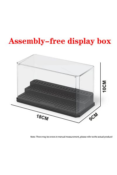 Choice Assembly-Free Free Assembly Acrylic Transparent Display Box Building Blocks Dust Cover Figures Dolls