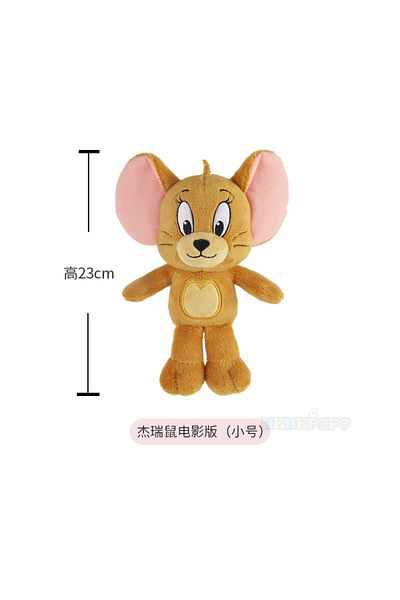 Choice 23cm movie jerry Original Tom and Jerry Plush Toy Cartoon Movie Cat Nibbles Mouse Plushies Stuffed