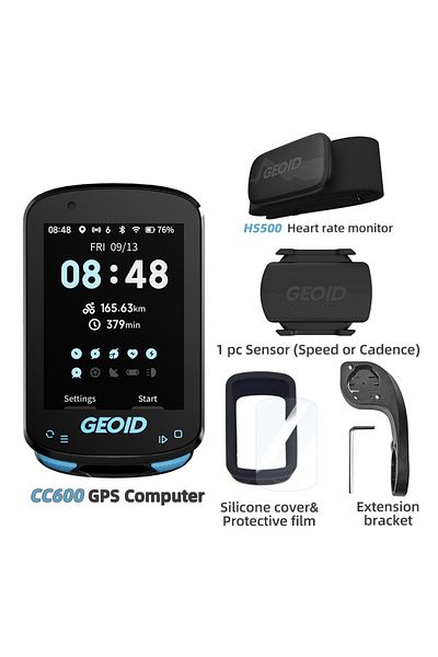 Choice CC600 HS500 CS600 Geoid CC600 Bike Computer Color Screen Smart Navigation GPS Wireless Bicycle Speed