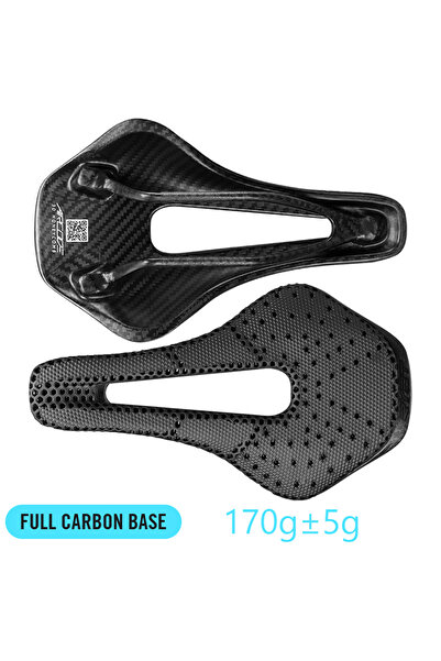 RYET سرج دراجة RYET مطبوع بتقنية ثلاثية الأبعاد بقاعدة كربون سوداء، خفيف الوز...