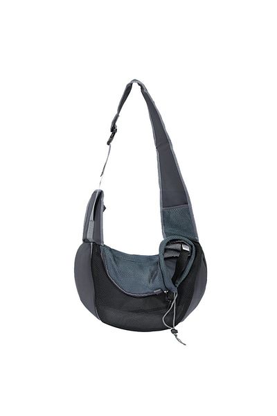 Choice S black Popular pet backpack pet crossbody bag portable thickened material comfortable and breathabl