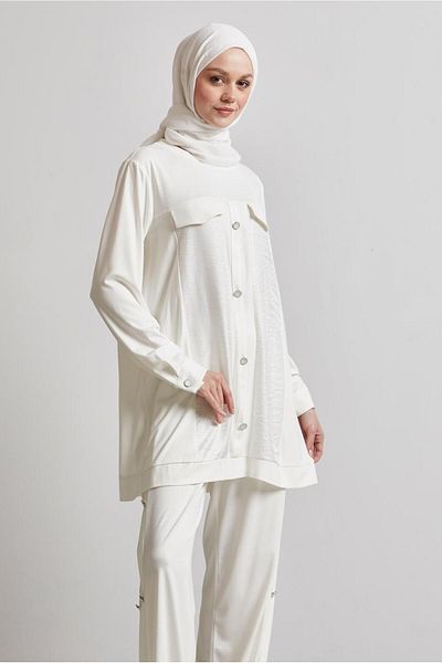 Alvina Button Detail Pants Suit 20746