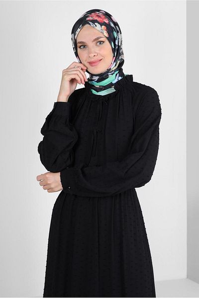 Alvina Robe Lacing Detailed Dress 43744