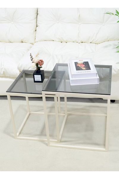 sharpdo Simple Modern Square Mother-and-Child Tea Table Combination