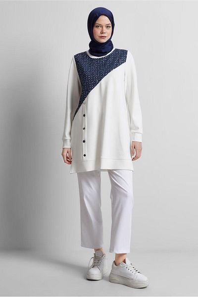 Alvina Denim Detail Trainers Tunic 45391