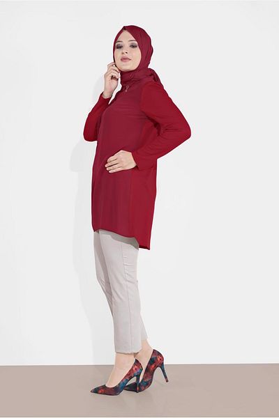 Alvina Brooch Detailed Tunic 2891
