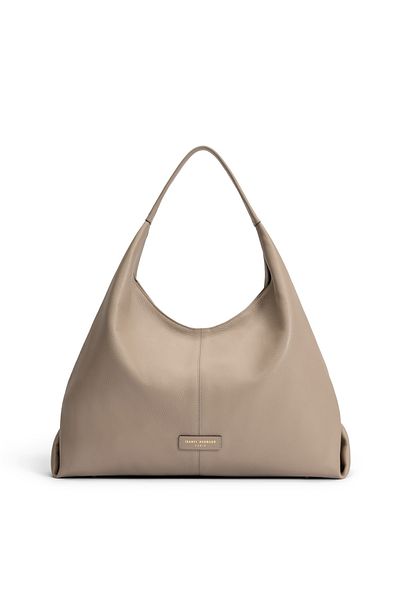 Isabel Bernard Honoré Schultertasche Taupe
