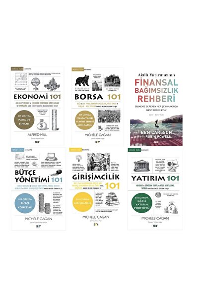 Say Yayınları EKONOMI 101 + BORSA 101 + FINANSAL BAGIMSIZLIK REHBERI + BUTCE ...