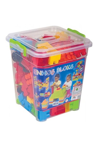 ENHOŞ OYUNCAK ZEKA KÜPÜ YAPI SETİ BLOK OYUN KÜPÜ Double Boy 140 Parça Büyük Boy Box Kutulu Yapı Seti