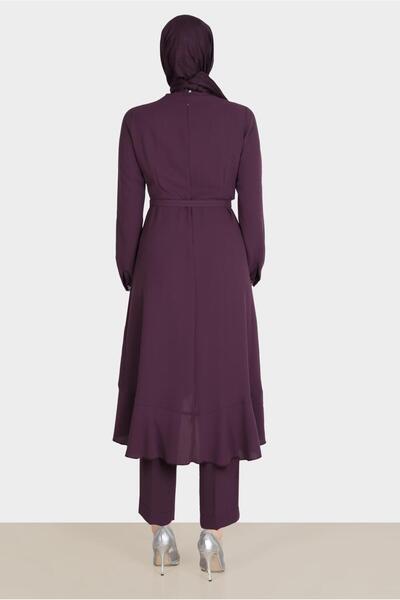 Alvina Taş Detaylı Pantolunlu Takım 30260