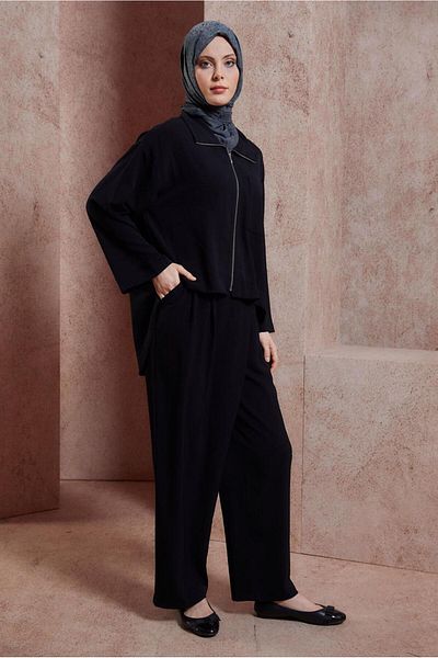 Alvina COSTUM PANTALON CU fermoar 44461