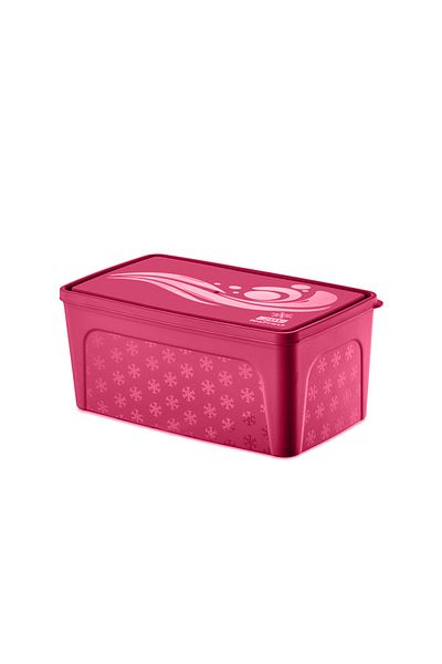 Elegant Plastik Deep Nofrost 3.5Lt. + 2X 1.1 Lt Storage Container Set - 3 Piece Freezer Storage Container Set
